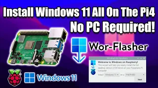 Finally Install Windows 11 On The Raspberry Pi 4 NO PC REQUIRED!