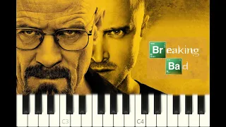 piano tutorial "BREAKING BAD" Main Theme, 2008, with free sheet music (pdf)