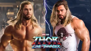 Chris Hemsworth is JACKED in Thor Love & Thunder