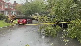 Remnants of Ophelia bring wind, rain to East Coast