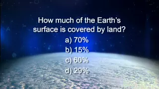 Matter of Fact: How Much of The Earth's Surface is Covered by Land?