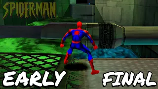 Spider-Man 2000 - Prototype Sewers Playthrough + Comparison