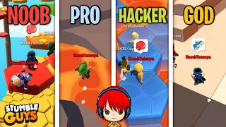 NOOB vs PRO vs HACKER vs GOD #2 | Stumble Guys Hindi Gameplay