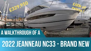 A brand new 2022 Jeanneau NC33 - a detailed walkthrough of this fabulous boat :)