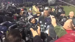 Charles Woodson Leads The Chant