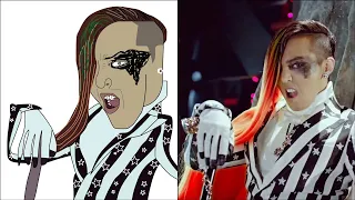 POP DRAWING MEME #244 | BIGBANG - FANTASTIC BABY | Ruby Fun