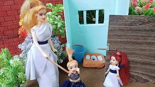 Barbie Doll All Day Routine In Indian Village/Sita Ki Kahani Part-37/Barbie Doll Bedtime Story||