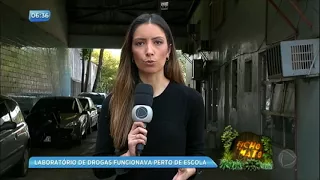 Polícia descobre laboratório de drogas ao lado de escola em Porto Alegre (RS)