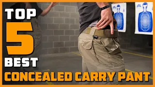 Top 5 Best Concealed Carry Pants Review in 2023 | Men’s Tactical Cargo Pants