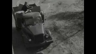 Очередной рейс (1958) - car chase scene #1