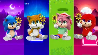 Sonic(I'm Blue) x Amy Rose(Solo) x Tails(Ievan Polkka) x Knuckles(Teeth) new Bemax Remixes