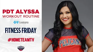 PDT Alyssa Workout Routine on Fitness Friday | #HomeTeamTV