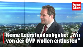 "Wir von der ÖVP wollen entlasten" | krone.tv NACHGEFRAGT