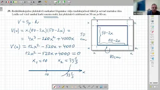 Mõned ekstreemumülesanded