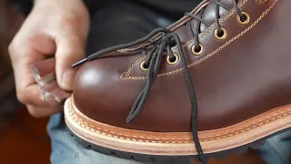 Discovering the Beauty of Chinese Shoemaking: Crafting Hiking Boots by Hand