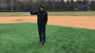 2-umpire mechanics, ground ball double play to shortstop from the "B" Position.