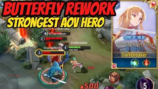 BUTTERFLY IS OP ON THE NEW PATCH - BEST HERO IN AOV  | AoV | 傳說對決 | RoV | Liên Quân Mobile