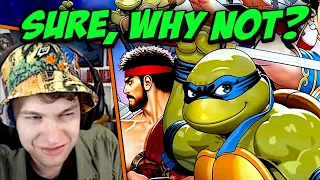 [SF6] TMNT Collab + AKI [Live Reaction]