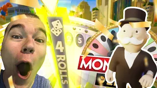 MONOPOLY 4 ROLLS BONUS SAVES THE DAY!