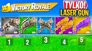 TYLKO KARABIN LASEROWY CHALLENGE w Fortnite