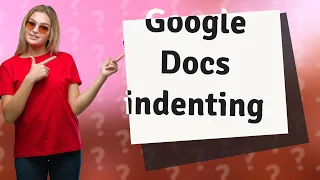 How do you indent the second line in Google Docs Mobile?