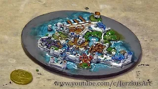 Complete making of Stormwind city miniature from World Of Warcraft