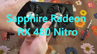 Обслуживаем видеокарту Sapphire Radeon RX 480 Nitro.