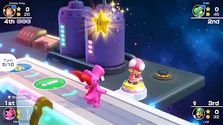 Mario Party Superstars #578 Space Land Birdo vs Yoshi vs Luigi vs Donkey Kong