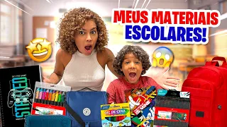 COMPRANDO OS MATERIAIS ESCOLARES!!