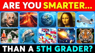 Are You SMARTER Than a 5th Grader? 📚🤓🧠 General Knowledge Quiz | Monkey Quiz