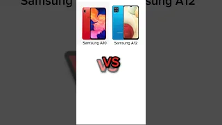Samsung A10 vs Samsung A12 #shorts #comparison #tech #apple #viral #samsung