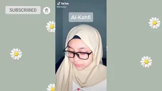 surat Al - Kahfi ayat 1 sampai 10 versi dwi tasya,, merdu bikin hati gemetar.