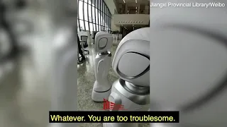 When Robot are arguing in China