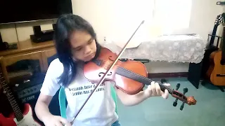 D Major Scale Violin Exercise | Marjorie M. Daguplo | Violin Teacher Jonith Daguplo |