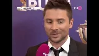 Сергей Лазарев на Красной дорожке церемонии RU TV 2015