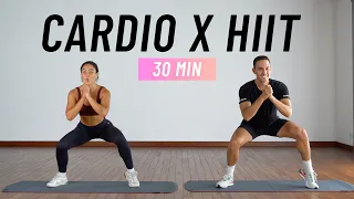 30 MIN CARDIO HIIT WORKOUT - ALL STANDING - Full Body, No Equipment, No Repeats