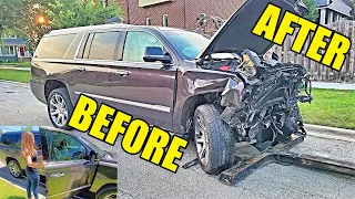 My Wife's Escalade Was Destroyed In A Bad Accident So I Bought Her The Safest Truck On The Road!