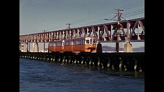 Trains-Rare Downtown San Francisco and Oakland 1940s in color