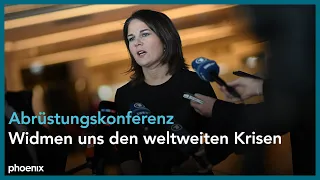 Statement von Annalena Baerbock und Antonio Guterres bei der Genfer Abrüstungskonferenz am 27.02.23