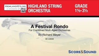 A Festival Rondo by Richard Meyer – Score & Sound