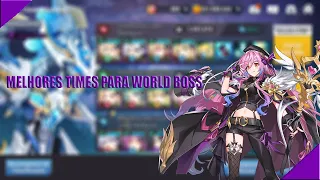 MELHORES TIMES PARA WORLD BOSS - (GRAND CHASE MOBILE)