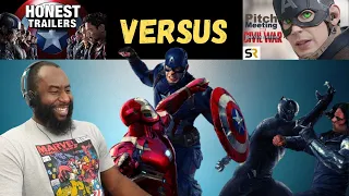 Honest Trailers Vs. Pitch Meeting - Captain America: Civil War (Reaction)