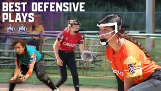 13 MINS of Best Defensive Plays: Junior & Senior League Softball World Series | Teenage Divisions