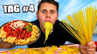 Eine Woche nur NUDELN/SPAGHETTI ESSEN 2.0🍝😨 - SELBSTEXPERIMENT⭐(Mit ÜBERRASCHUNG😏)