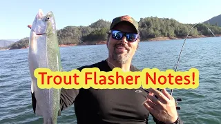 Trout Flasher Notes!