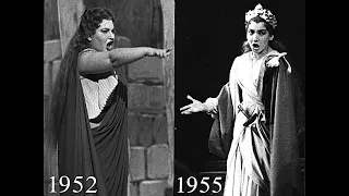 Maria Callas as Norma 1952 VS 1955!!