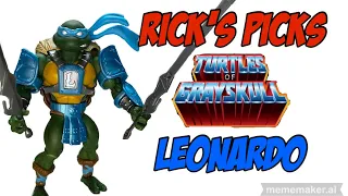 Review of the Turtles of Grayskull figure Leonardo by Mattel