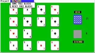 AMIGA KING'S CORNER SOLITAIRE KINGS CORNER SOLITAIRE DAVID F  DOWING GAMES GALORE 01 Public Domain