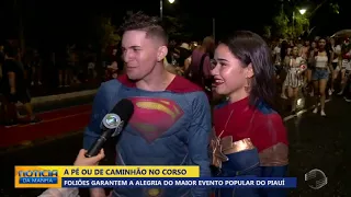 Foliões garantem a alegria do maior evento do Piauí, o Corso de Teresina