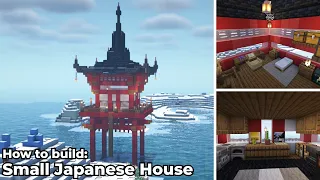 How to Build a Small Japanese House and Interior | Minecraft Tutorial